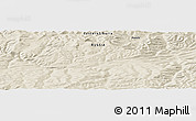 Shaded Relief Panoramic Map of the area around 59° 13' 17" N, 114° 49' 29" E