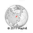 Outline Map of the Area around 59° 13' 17" N, 118° 13' 29" E, rectangular outline