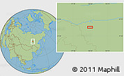 Savanna Style Location Map of the area around 59° 13' 17" N, 120° 46' 30" E