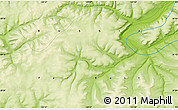 Physical Map of the area around 59° 13' 17" N, 120° 46' 30" E