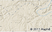 Shaded Relief Map of the area around 59° 13' 17" N, 120° 46' 30" E