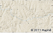 Shaded Relief Map of the area around 59° 13' 17" N, 124° 10' 30" E