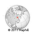 Outline Map of the Area around 59° 13' 17" N, 130° 7' 30" E, rectangular outline