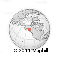 Outline Map of the Area around 59° 13' 17" N, 135° 4' 29" W, rectangular outline