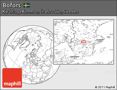 Blank Location Map of Bofors