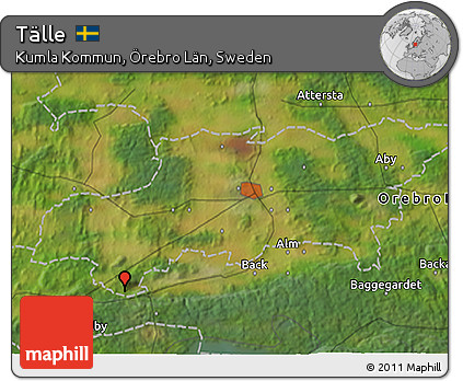 Satellite 3D Map of Tälle