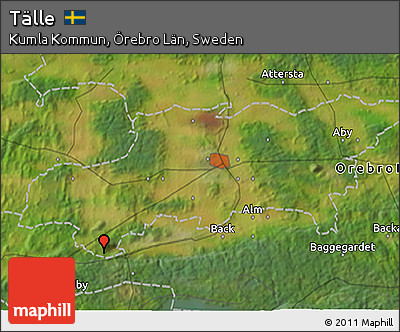 Satellite 3D Map of Tälle