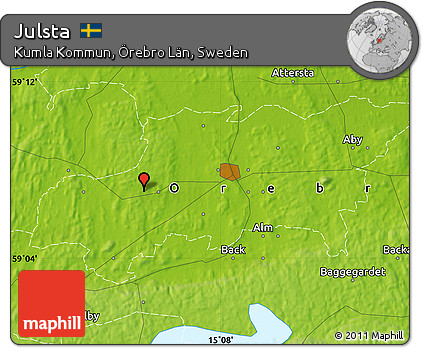 Physical Map of Julsta