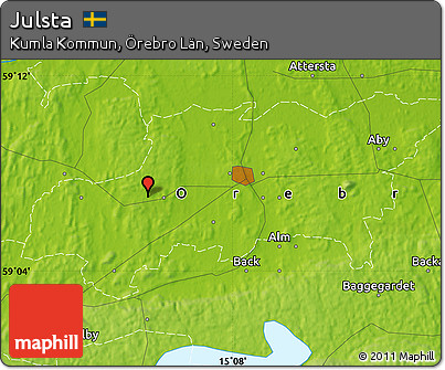 Physical Map of Julsta