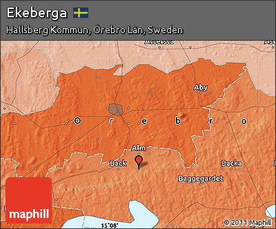 Political Map of Ekeberga