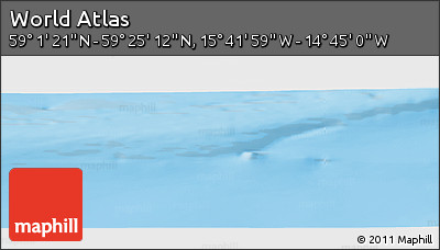 Shaded Relief Panoramic Map of the Area around 59° 13' 17" N, 15° 13' 29" W
