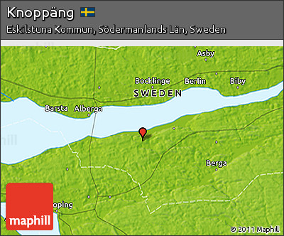 Physical 3D Map of Knoppäng