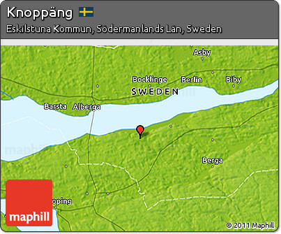 Physical 3D Map of Knoppäng