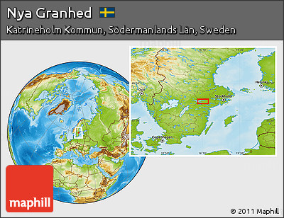 Physical Location Map of Nya Granhed
