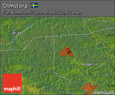 Satellite Map of Ölmstorp