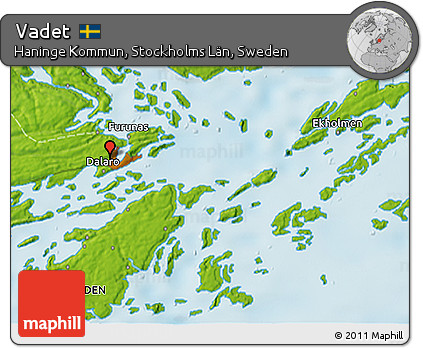 Physical 3D Map of Vadet
