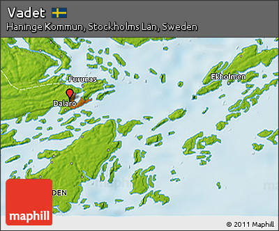 Physical 3D Map of Vadet