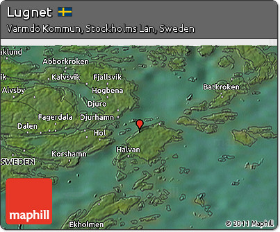 Satellite 3D Map of Lugnet