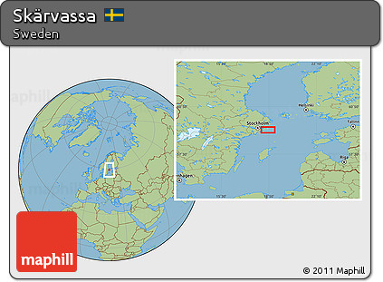 Savanna Style Location Map of Skärvassa