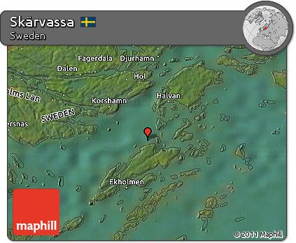Satellite Map of Skärvassa
