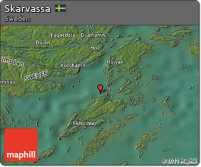 Satellite Map of Skärvassa
