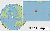 Savanna Style Location Map of the area around 59° 13' 17" N, 21° 10' 29" W