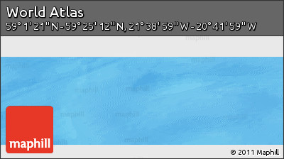 Shaded Relief Panoramic Map of the Area around 59° 13' 17" N, 21° 10' 29" W