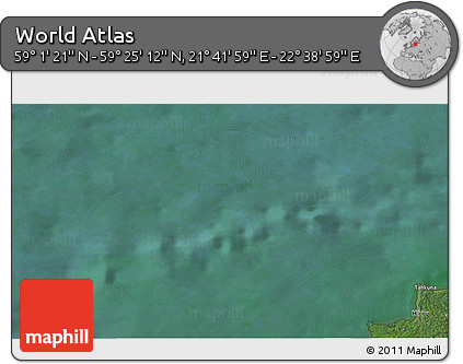 Satellite 3D Map of the Area around 59° 13' 17" N, 22° 10' 29" E