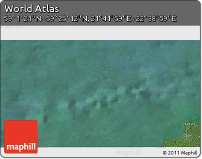 Satellite 3D Map of the Area around 59° 13' 17" N, 22° 10' 29" E