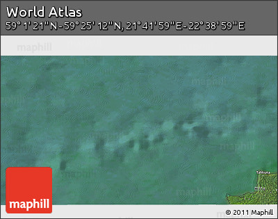 Satellite 3D Map of the Area around 59° 13' 17" N, 22° 10' 29" E