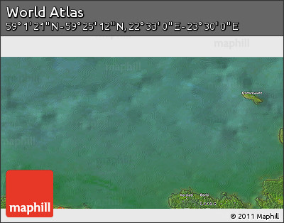 Satellite 3D Map of the Area around 59° 13' 17" N, 23° 1' 29" E