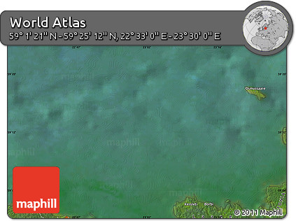 Satellite Map of the Area around 59° 13' 17" N, 23° 1' 29" E
