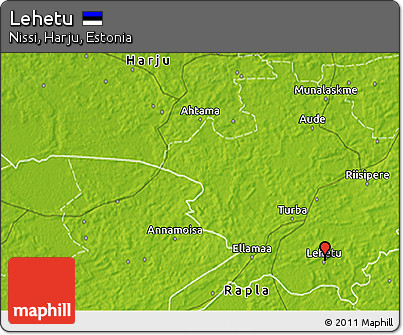 Physical 3D Map of Lehetu