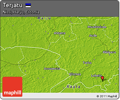Physical 3D Map of Terjatu