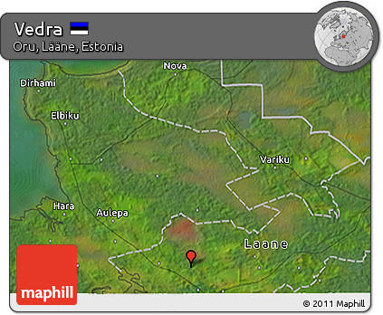 Satellite 3D Map of Vedra