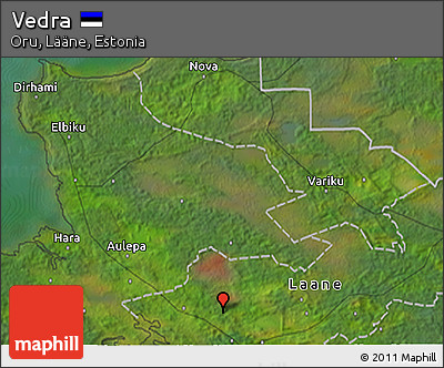 Satellite 3D Map of Vedra