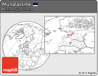 Blank Location Map of Munalaskme