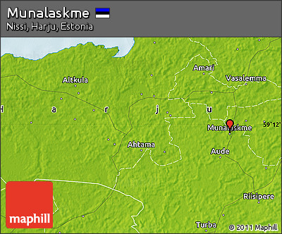 Physical Map of Munalaskme
