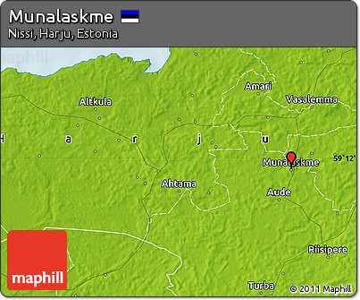 Physical Map of Munalaskme