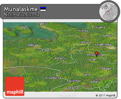 Satellite Panoramic Map of Munalaskme