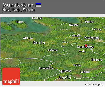 Satellite Panoramic Map of Munalaskme
