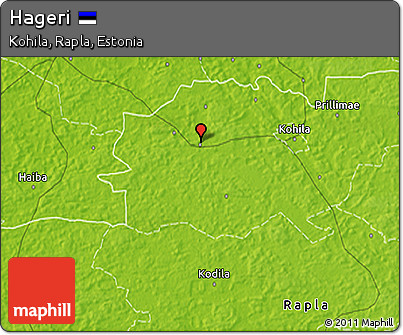 Physical 3D Map of Hageri