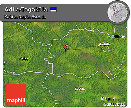 Satellite 3D Map of Adila-Tagaküla