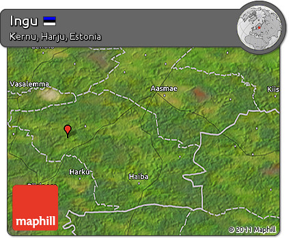 Satellite 3D Map of Ingu