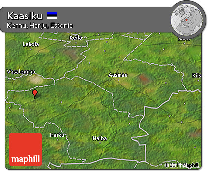 Satellite 3D Map of Kaasiku