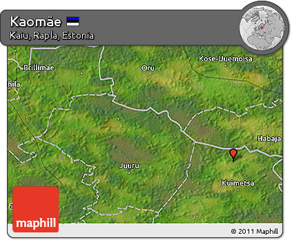 Satellite 3D Map of Kaomäe