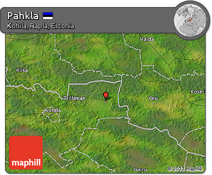 Satellite 3D Map of Pahkla