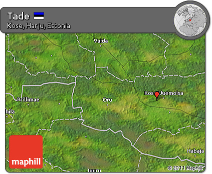 Satellite 3D Map of Tade