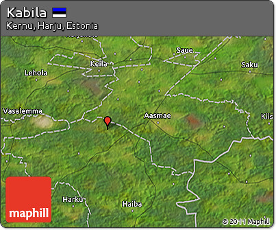 Satellite 3D Map of Kabila