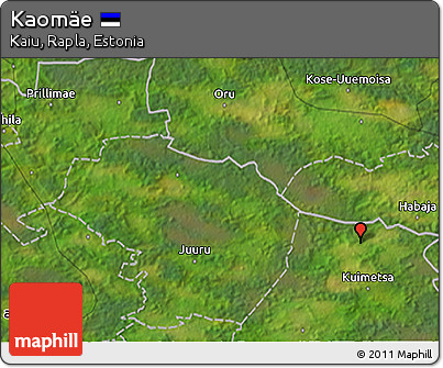 Satellite 3D Map of Kaomäe